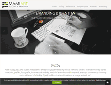 Tablet Screenshot of mamiart.cz